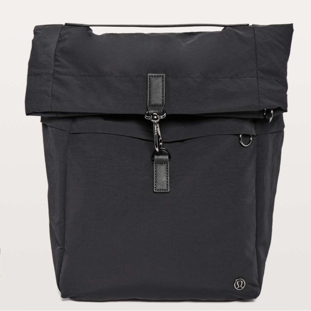 Lululemon Black Cross Paths Rucksack BackPack *NWT